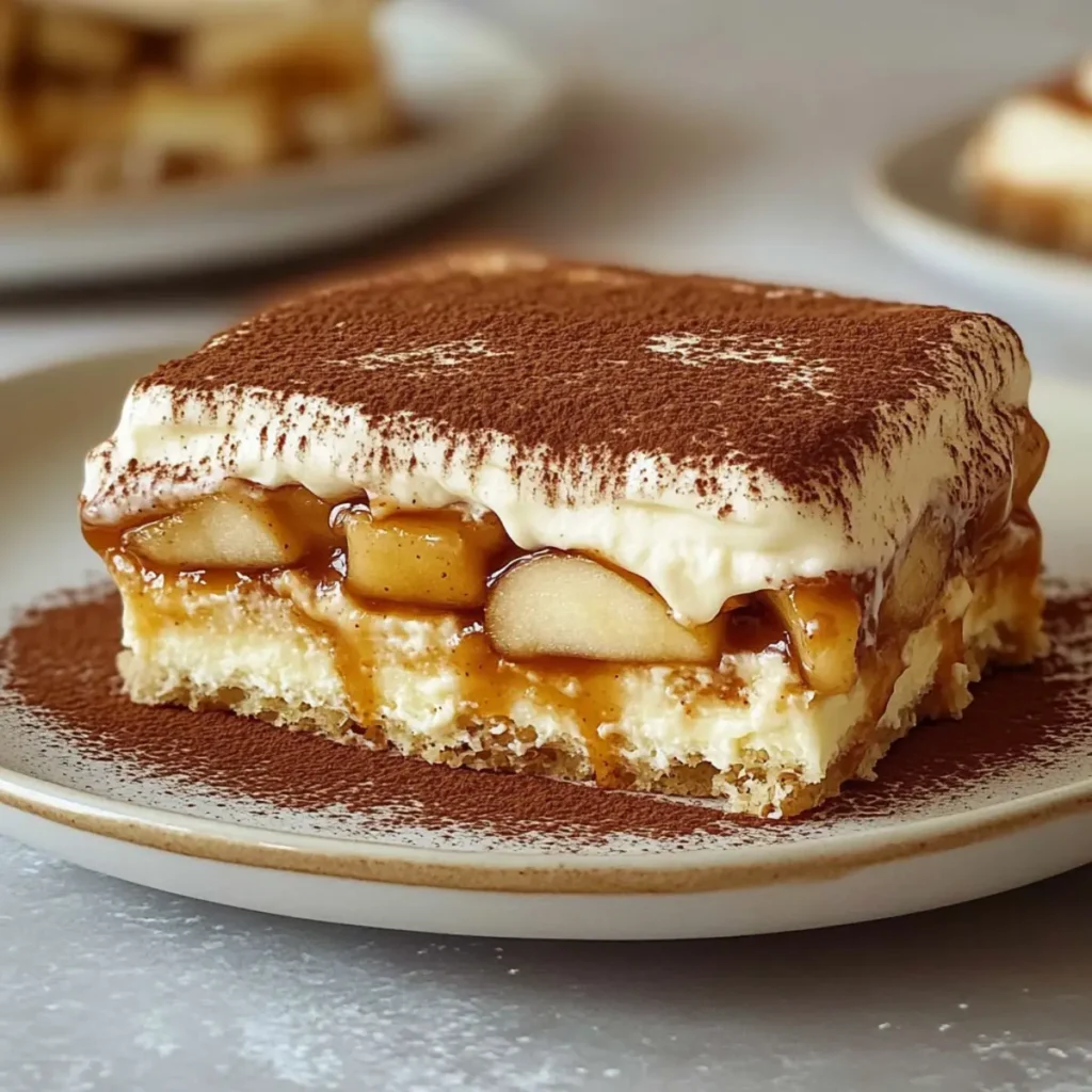 Caramel Apple Tiramisu