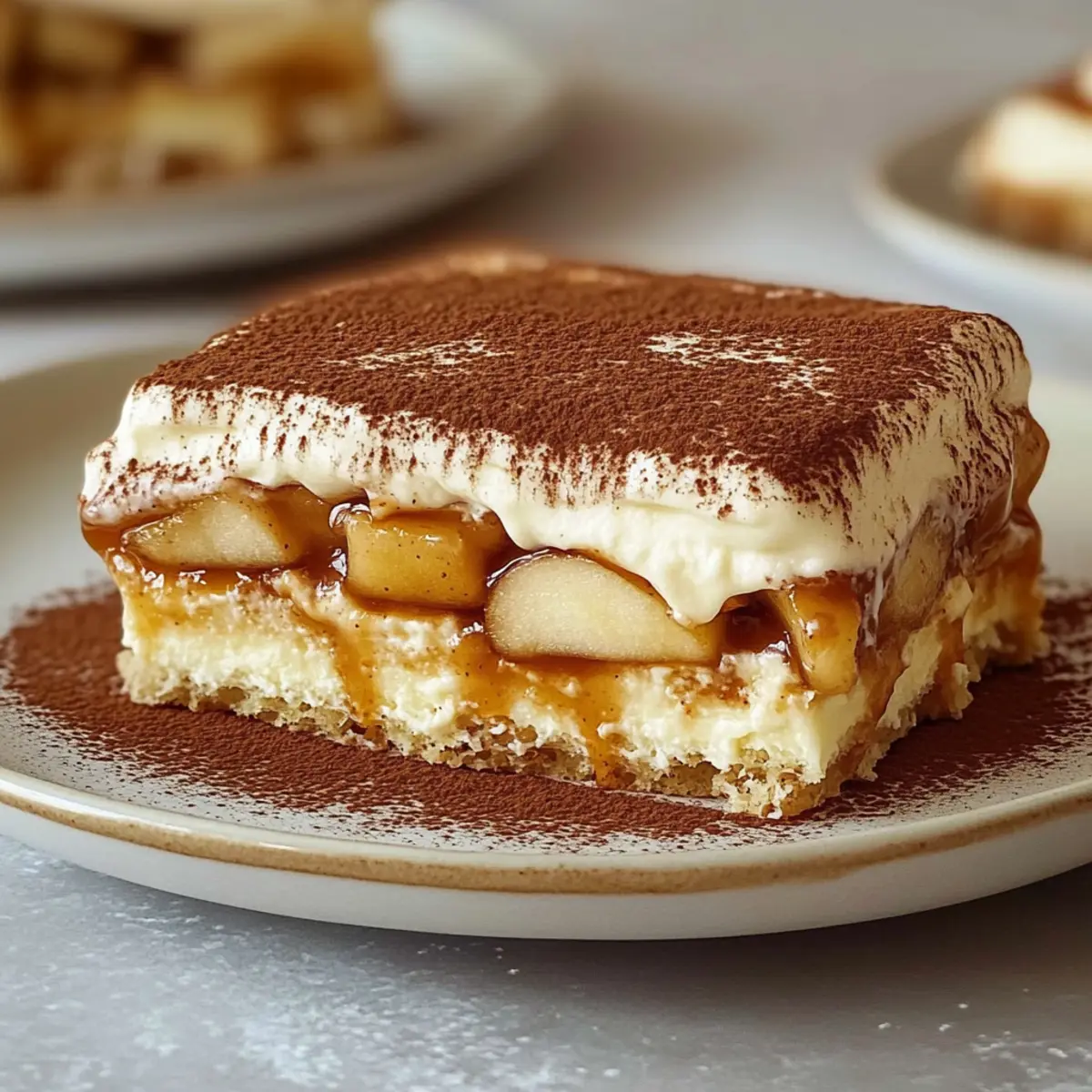 Caramel Apple Tiramisu