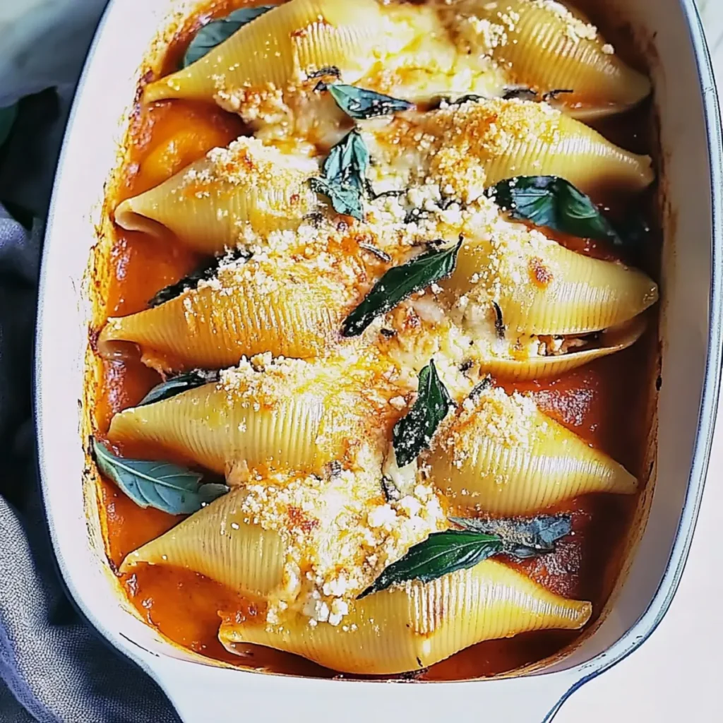 Pumpkin Ricotta Stuffed Shells