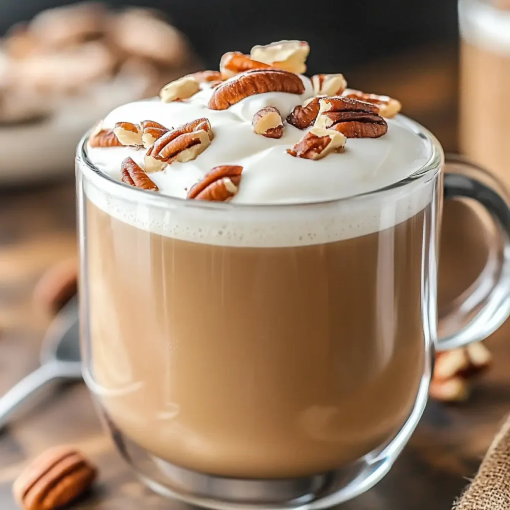 Maple Pecan Coffee Latte