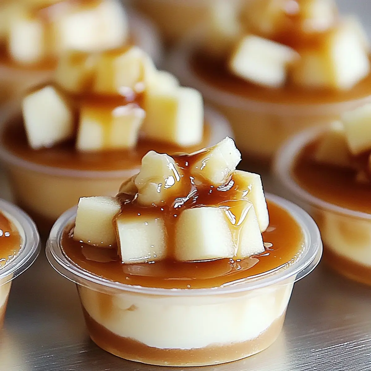 Caramel Apple Mousse Cups