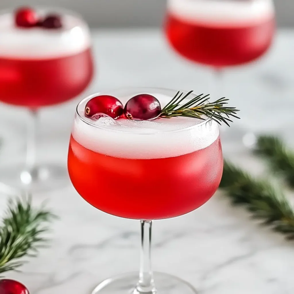 Cranberry Vanilla Mocktail