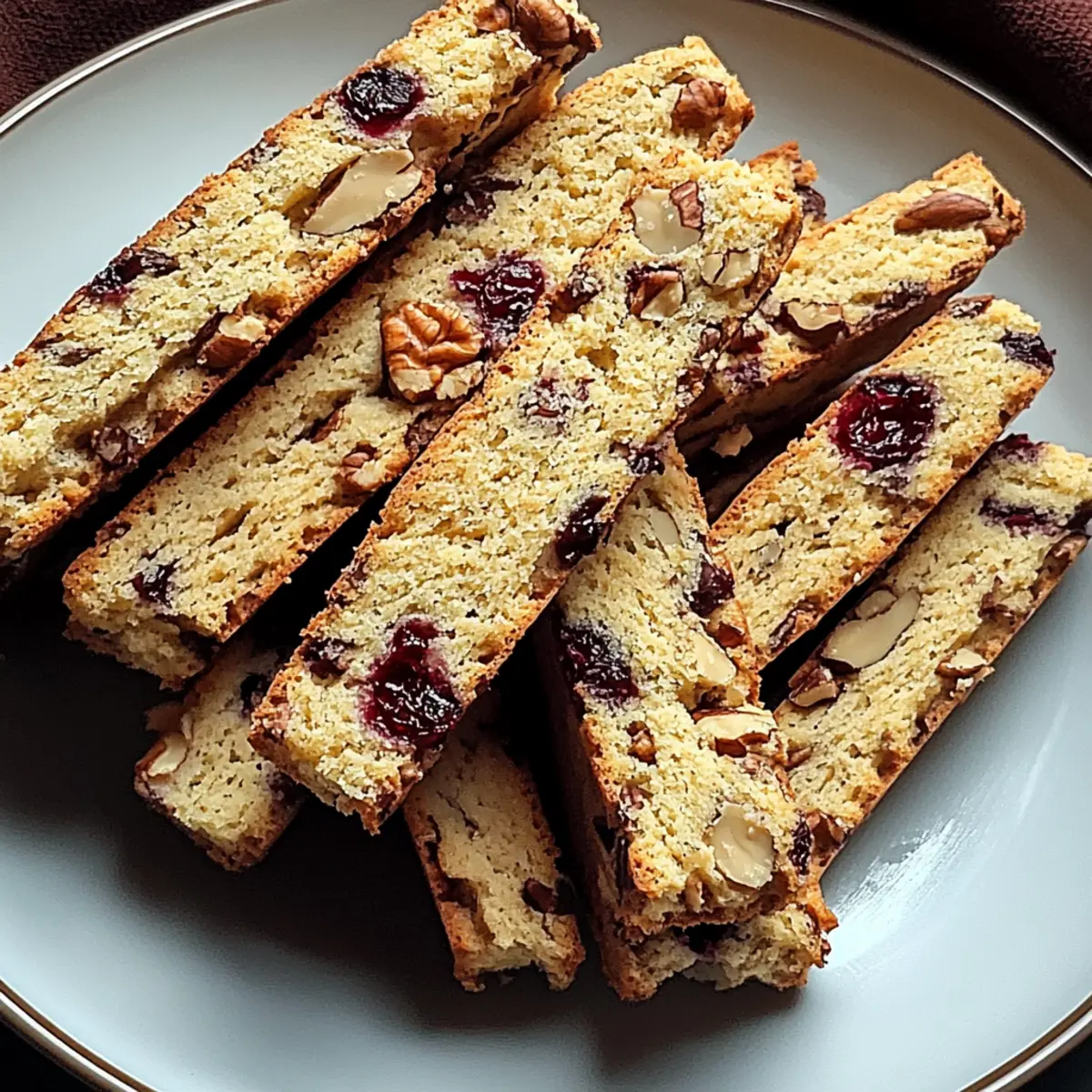 Cranberry Walnut Biscotti