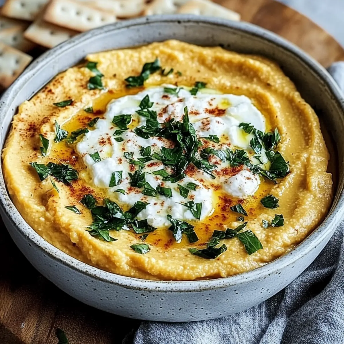 Butternut Squash Goat Cheese Dip