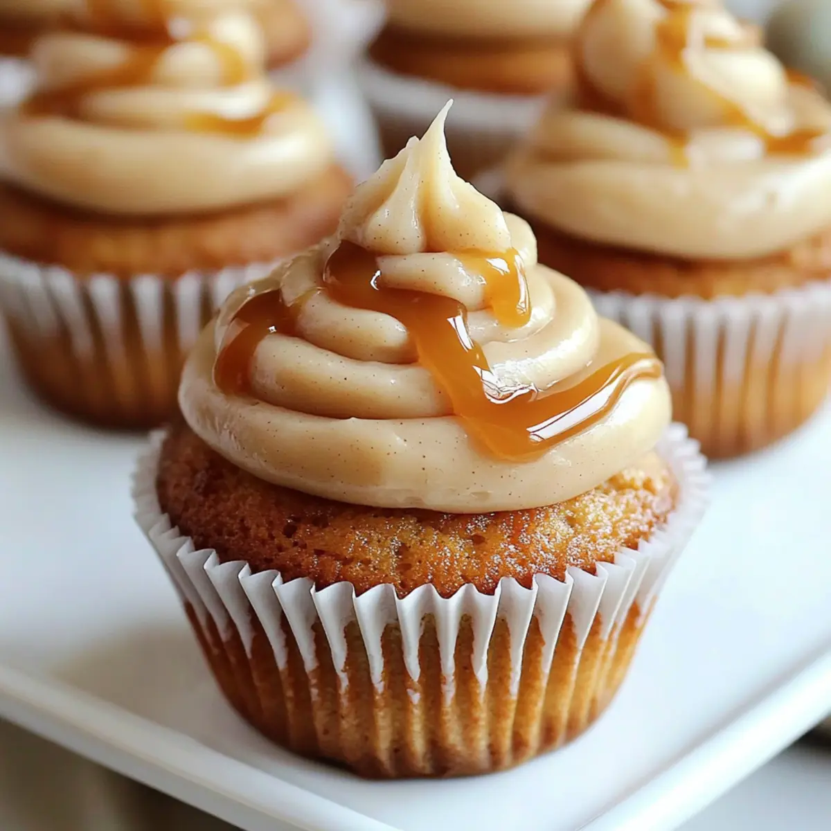 Apple Cider Caramel Cupcakes