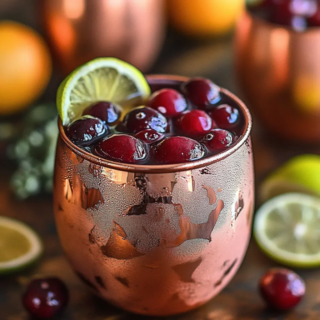 Cranberry Maple Mule No Alcohol