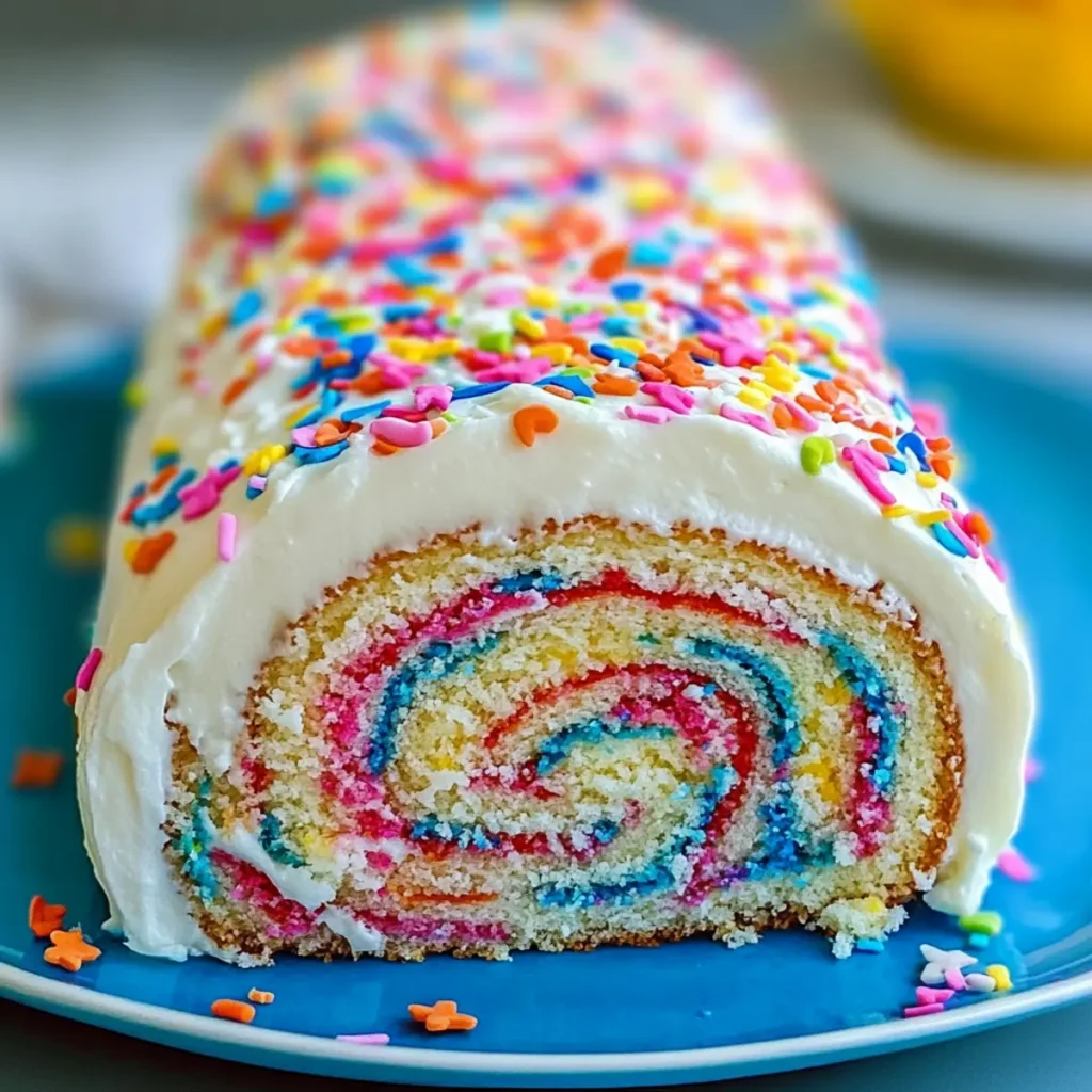 Simple Celebration Roll Cake