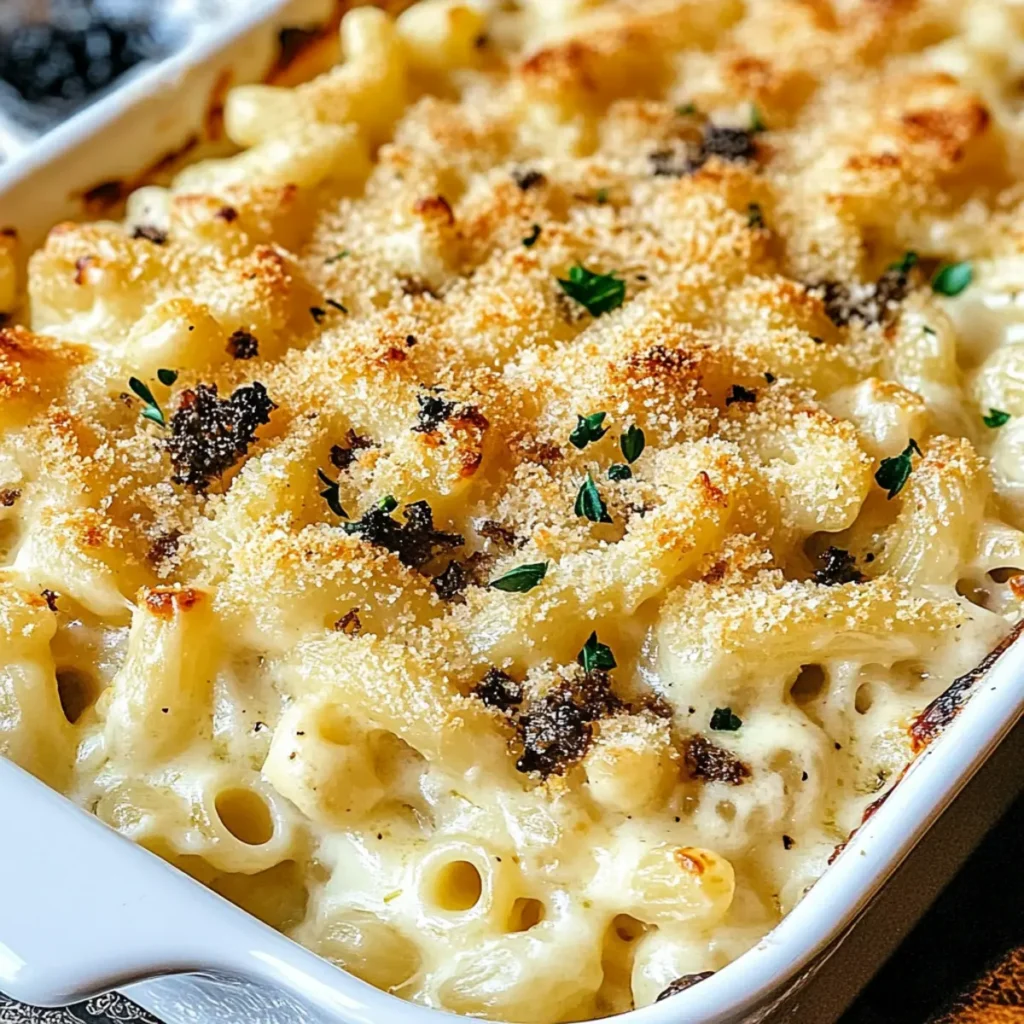 Truffled Mac and Brie Casserole