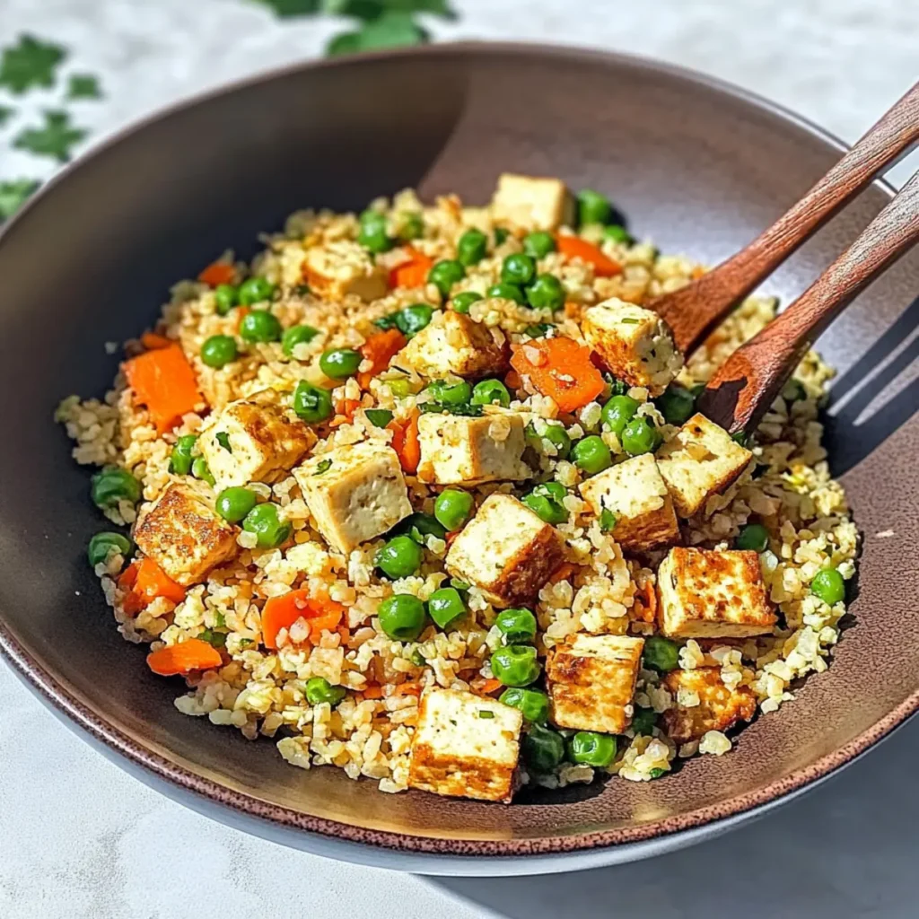 Cauliflower Fried Rice with Tofu