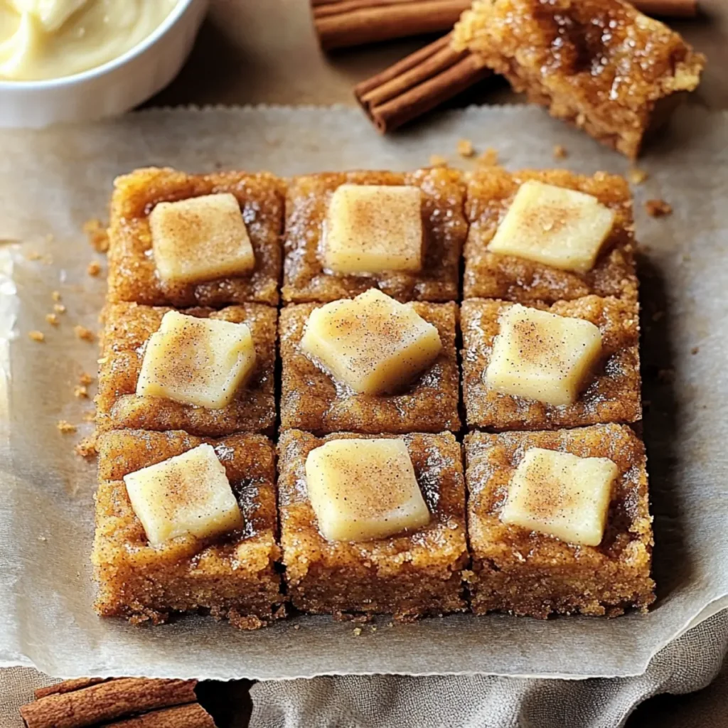 Pumpkin Snickerdoodle Bars