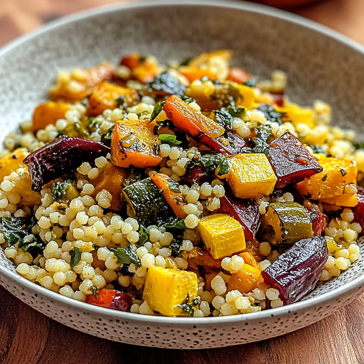 Turmeric Roasted Vegetable Couscous