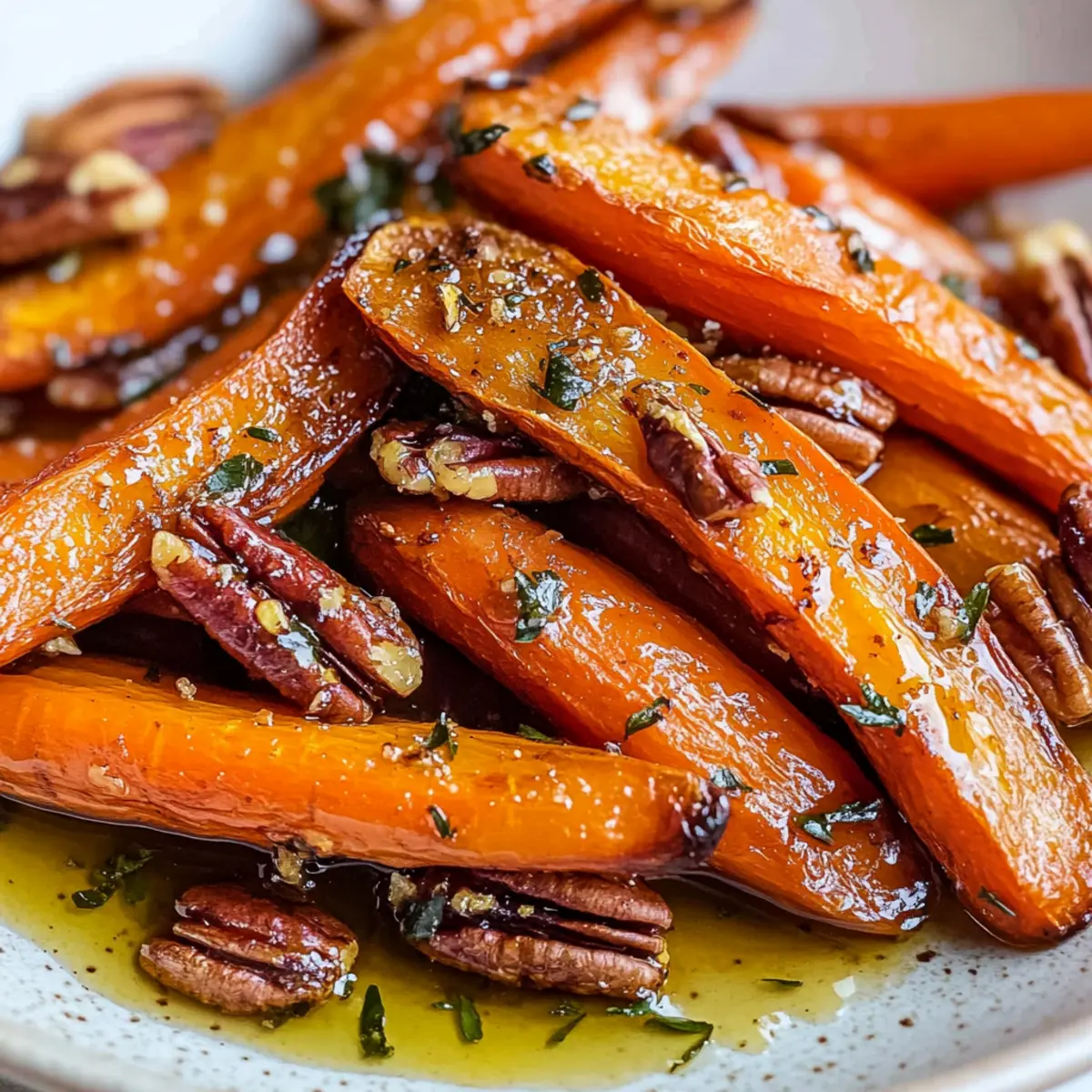 Brown Butter Roasted Carrots with Pecans