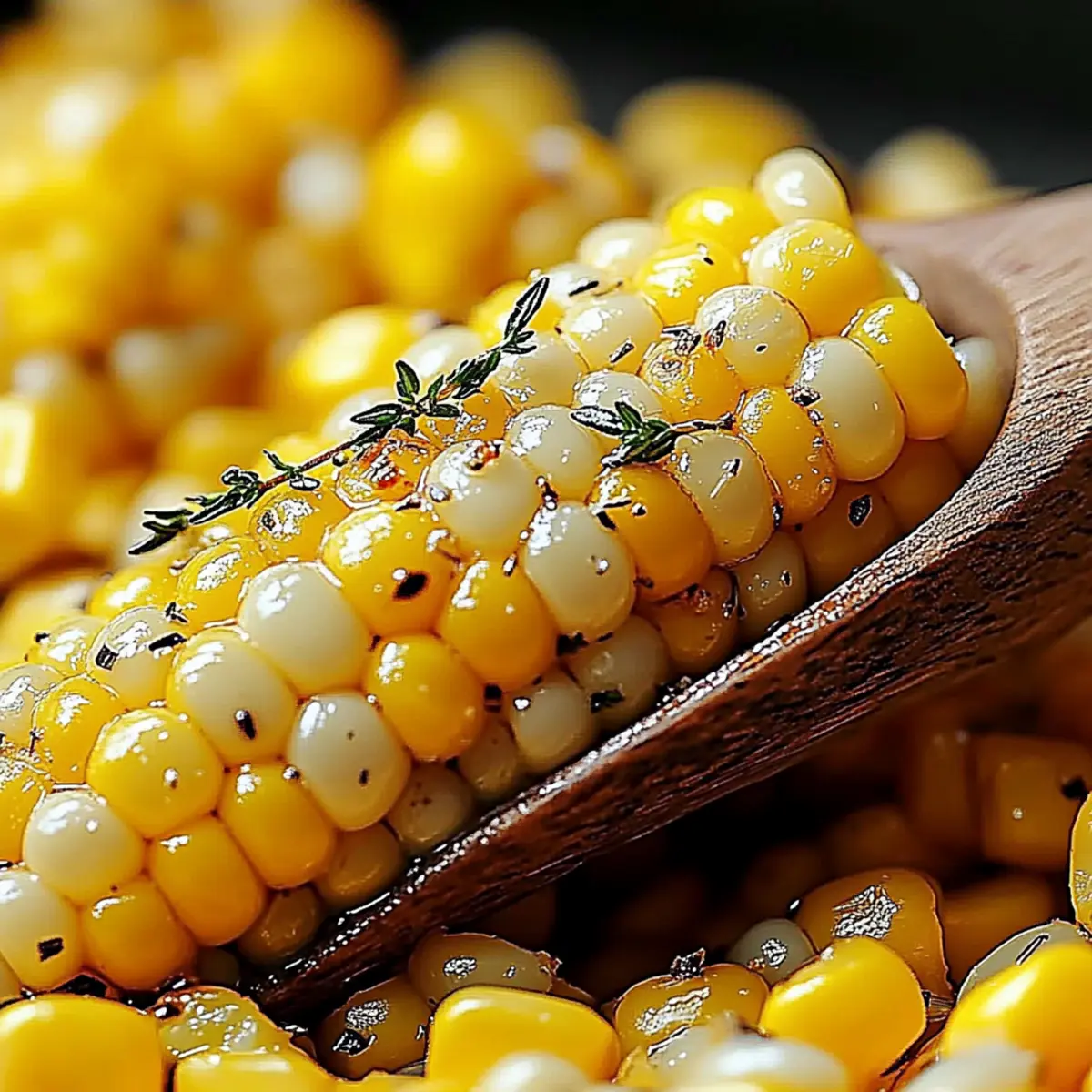 Brown Butter Sweet Corn with Thyme