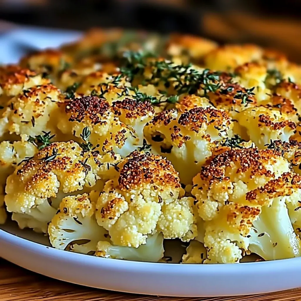 Herb Crusted Cauliflower Roast