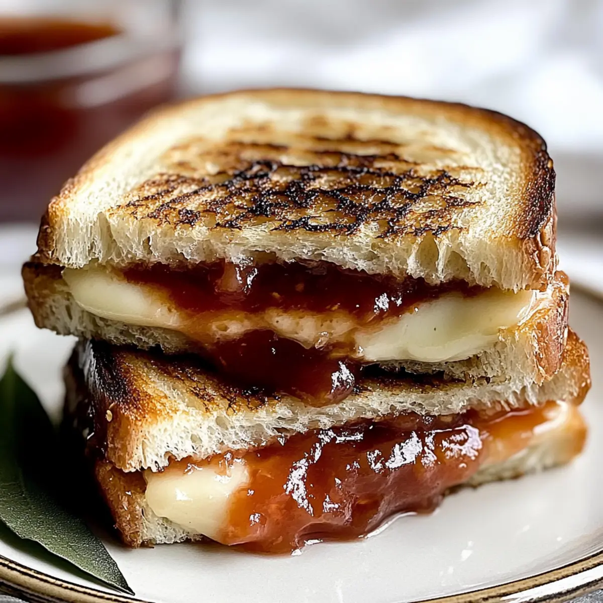Mini Grilled Cheese with Tomato Jam