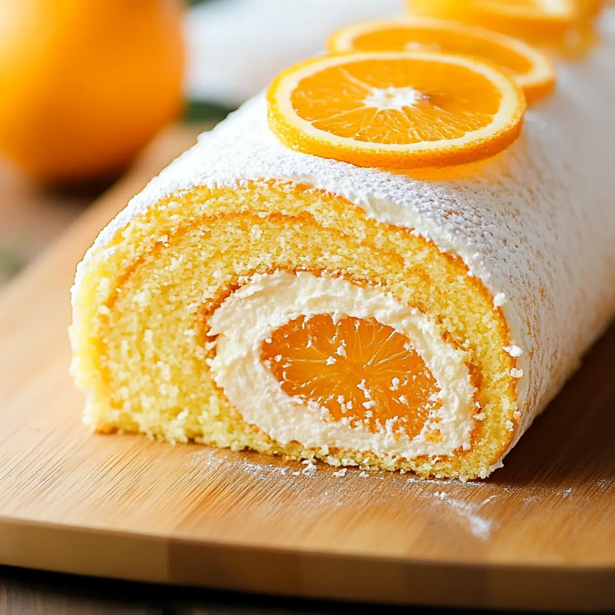 Citrus Swiss Roll Cake