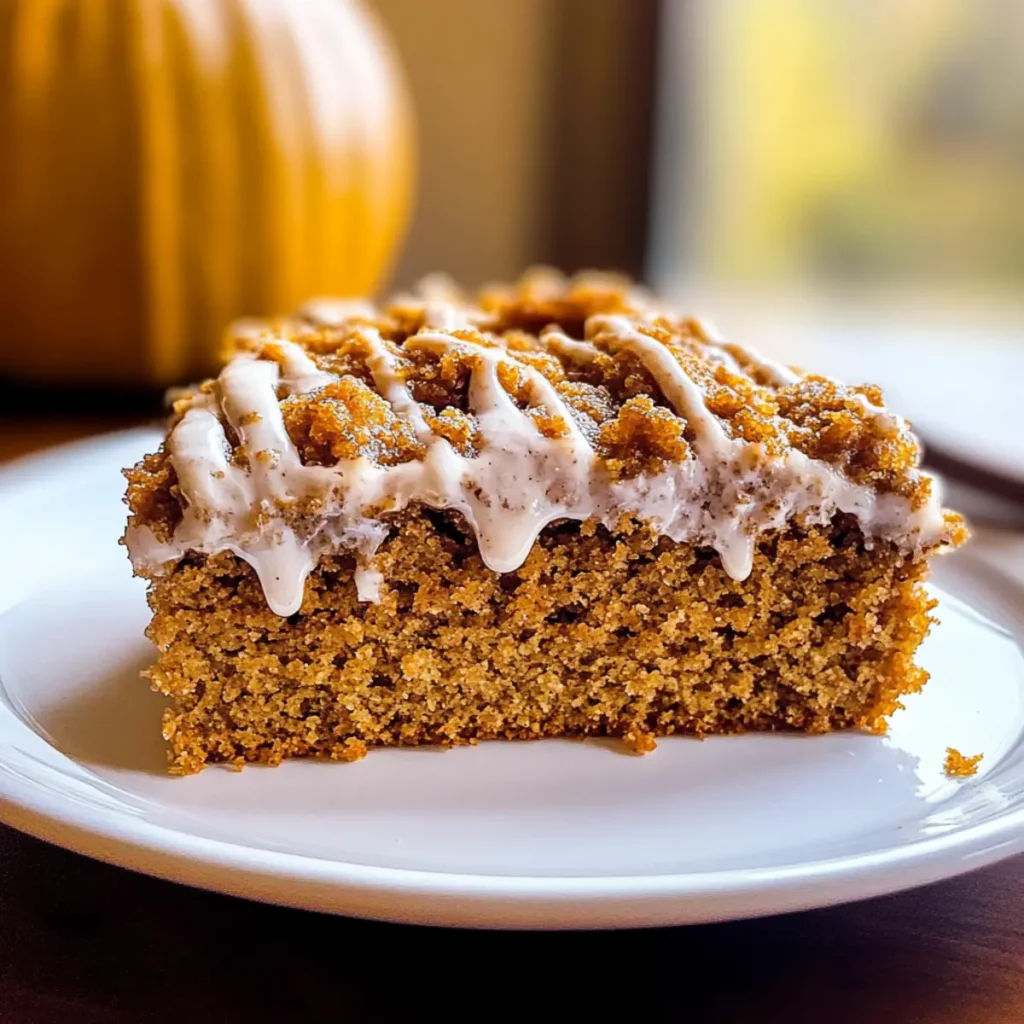 Pumpkin Chai Coffee Cake