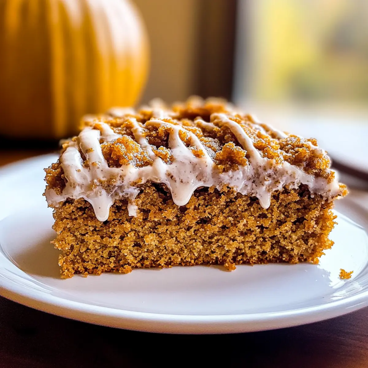 Pumpkin Chai Coffee Cake