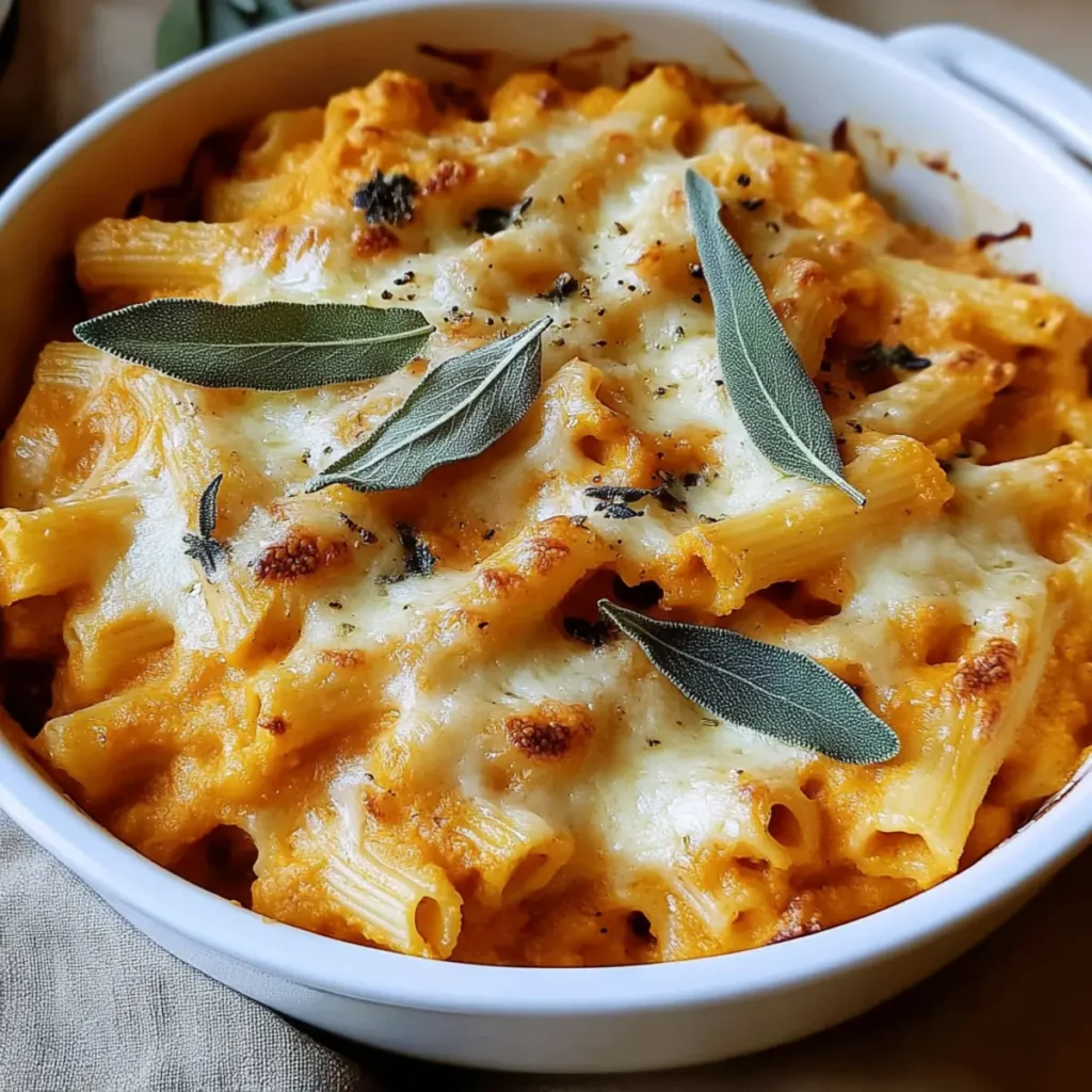 Pumpkin and Sage Pasta Bake