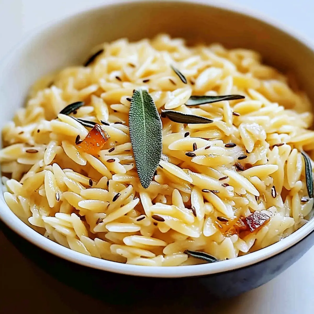 Sage Brown Butter Orzo
