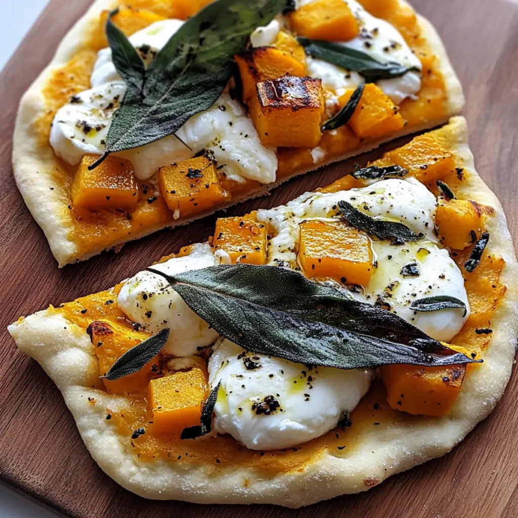 Pumpkin Burrata Flatbread