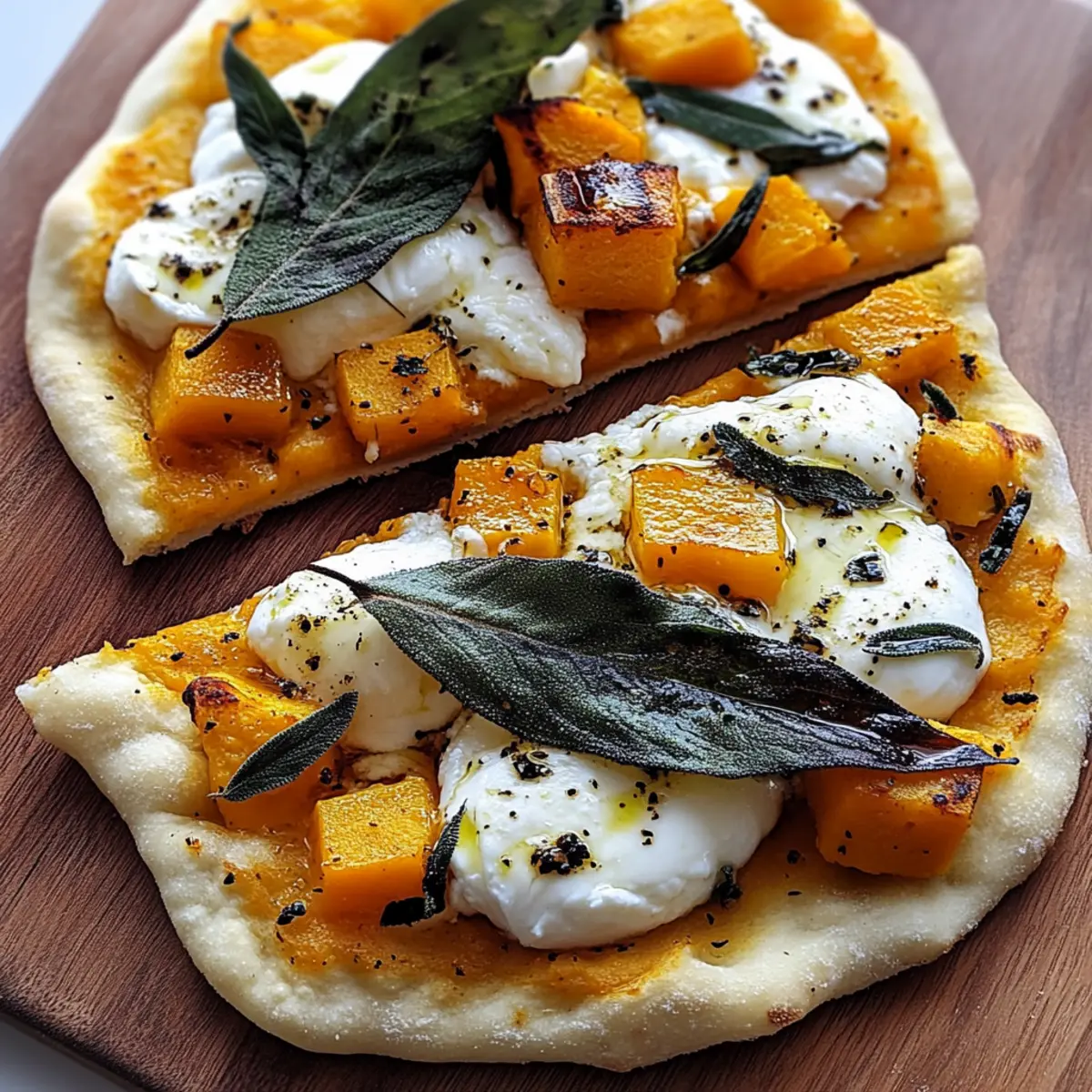 Pumpkin Burrata Flatbread