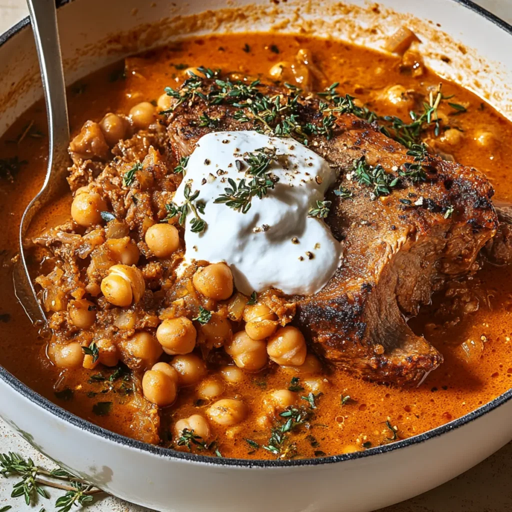 Smoked Paprika Chickpea Pot Roast