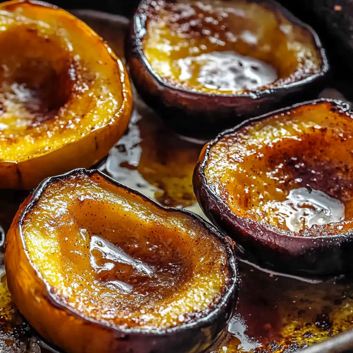 Cinnamon Maple Roasted Acorn Squash
