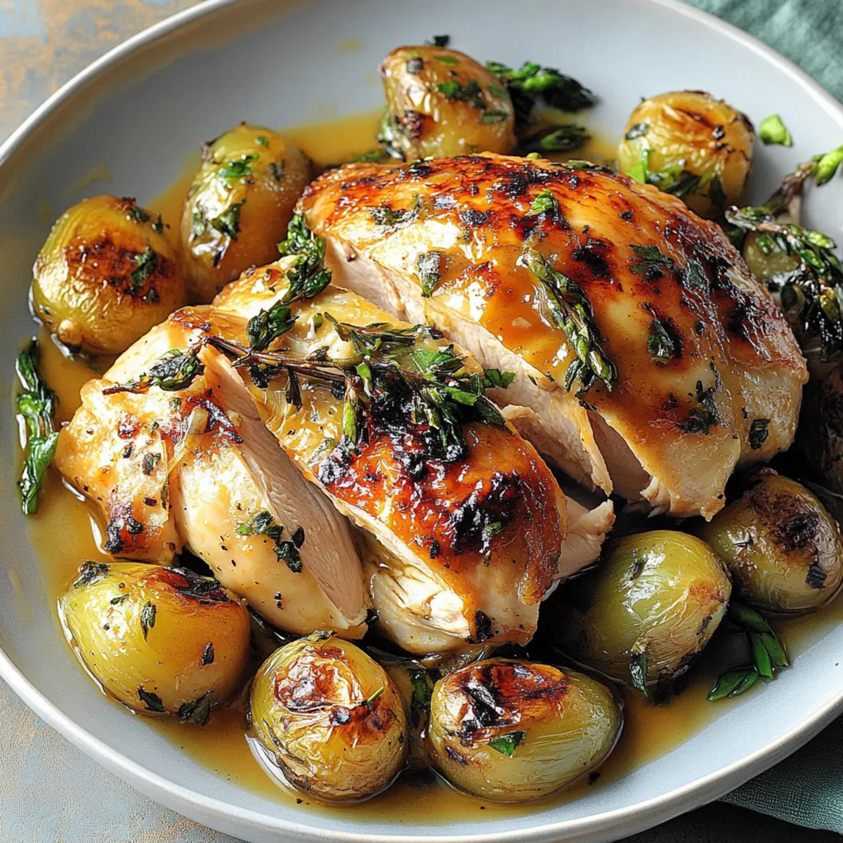 Creamy Miso Butter Roast Chicken