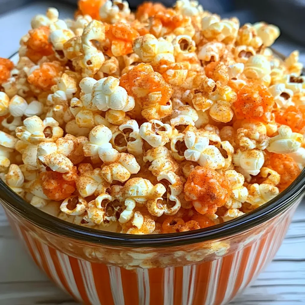 Pumpkin Spice Popcorn Mix