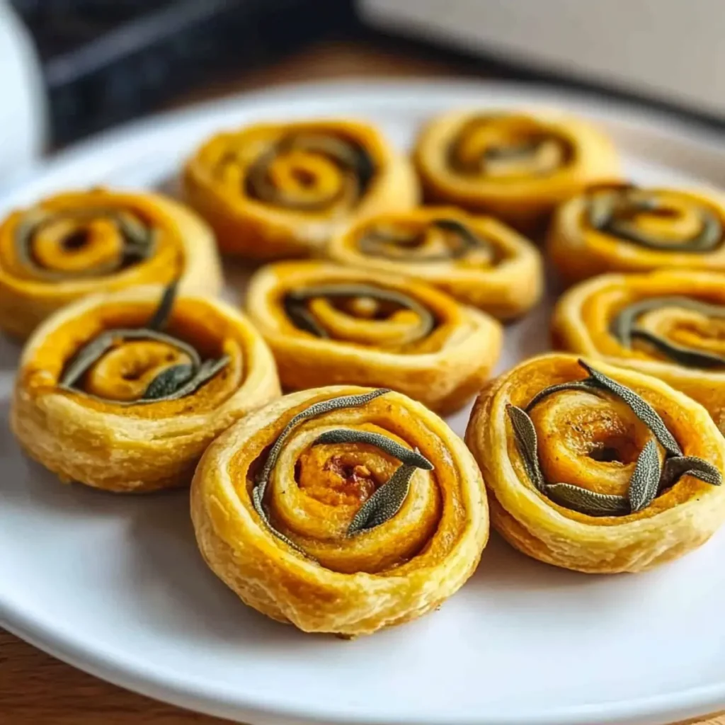 Pumpkin Sage Pinwheels