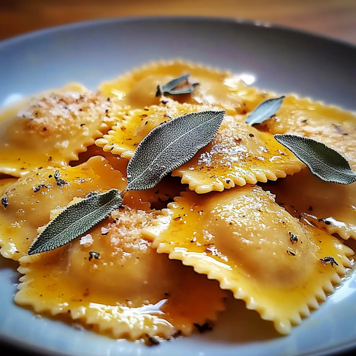 Brown Butter Pumpkin Ravioli