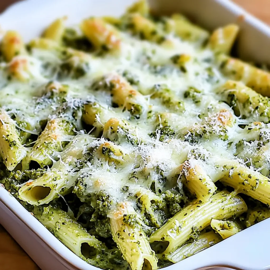 Kale Pesto Baked Pasta