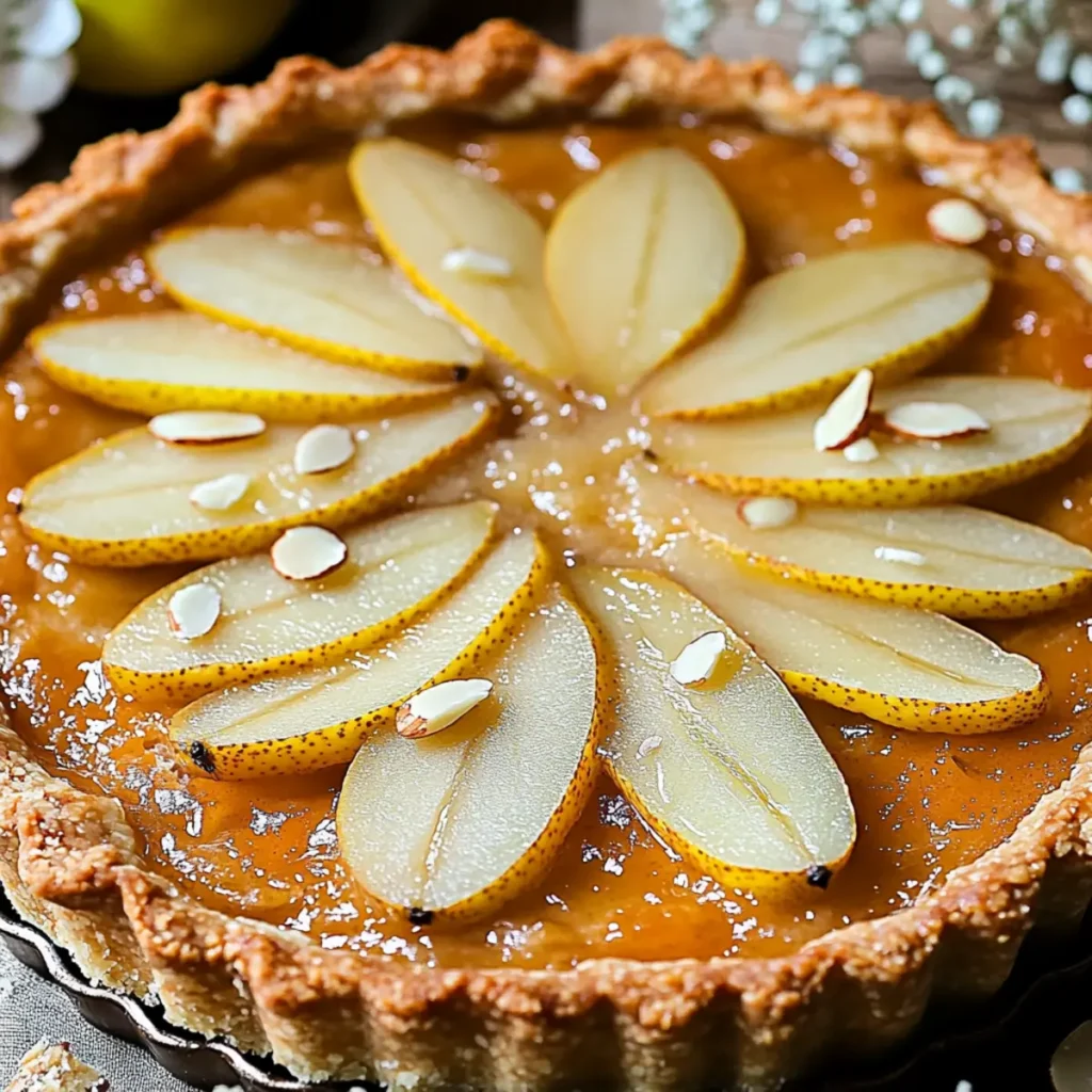 Pear and Almond Frangipane Tart
