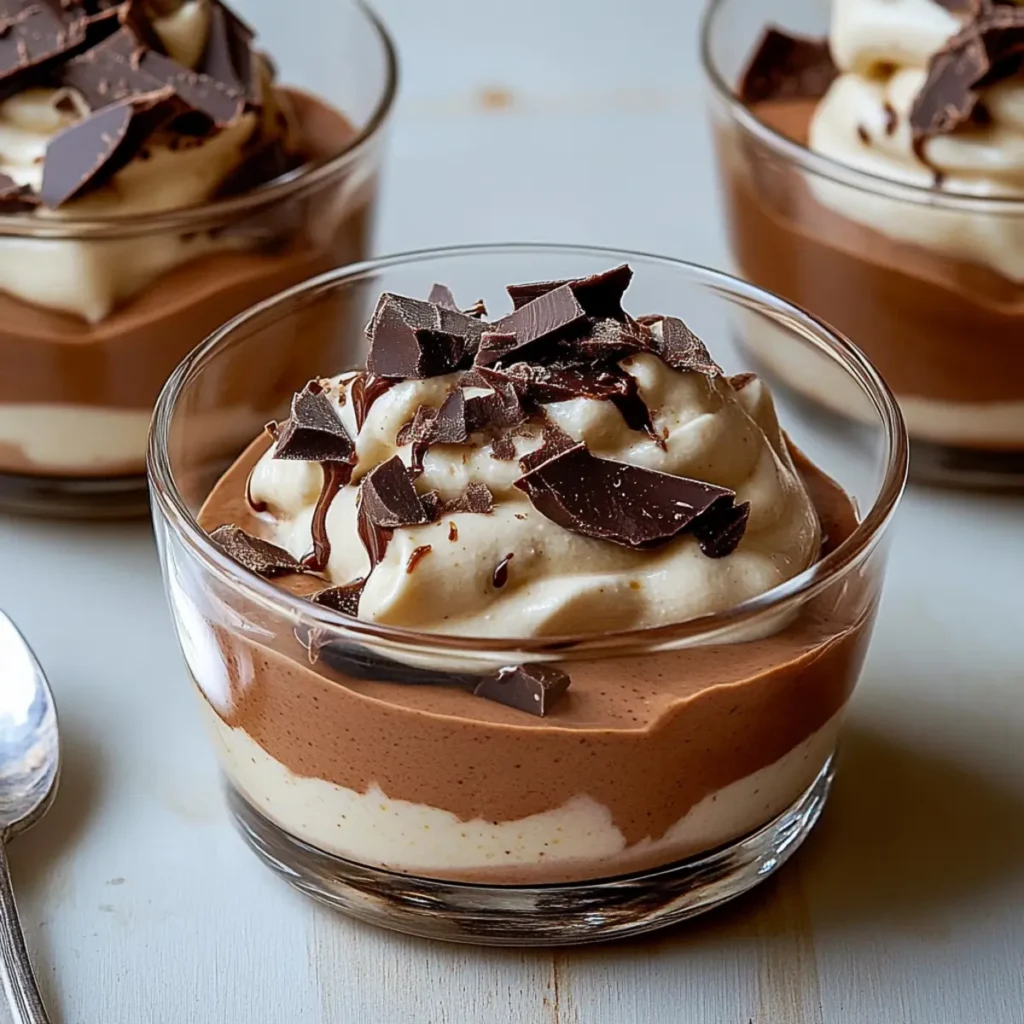 Chocolate Tahini Pumpkin Mousse