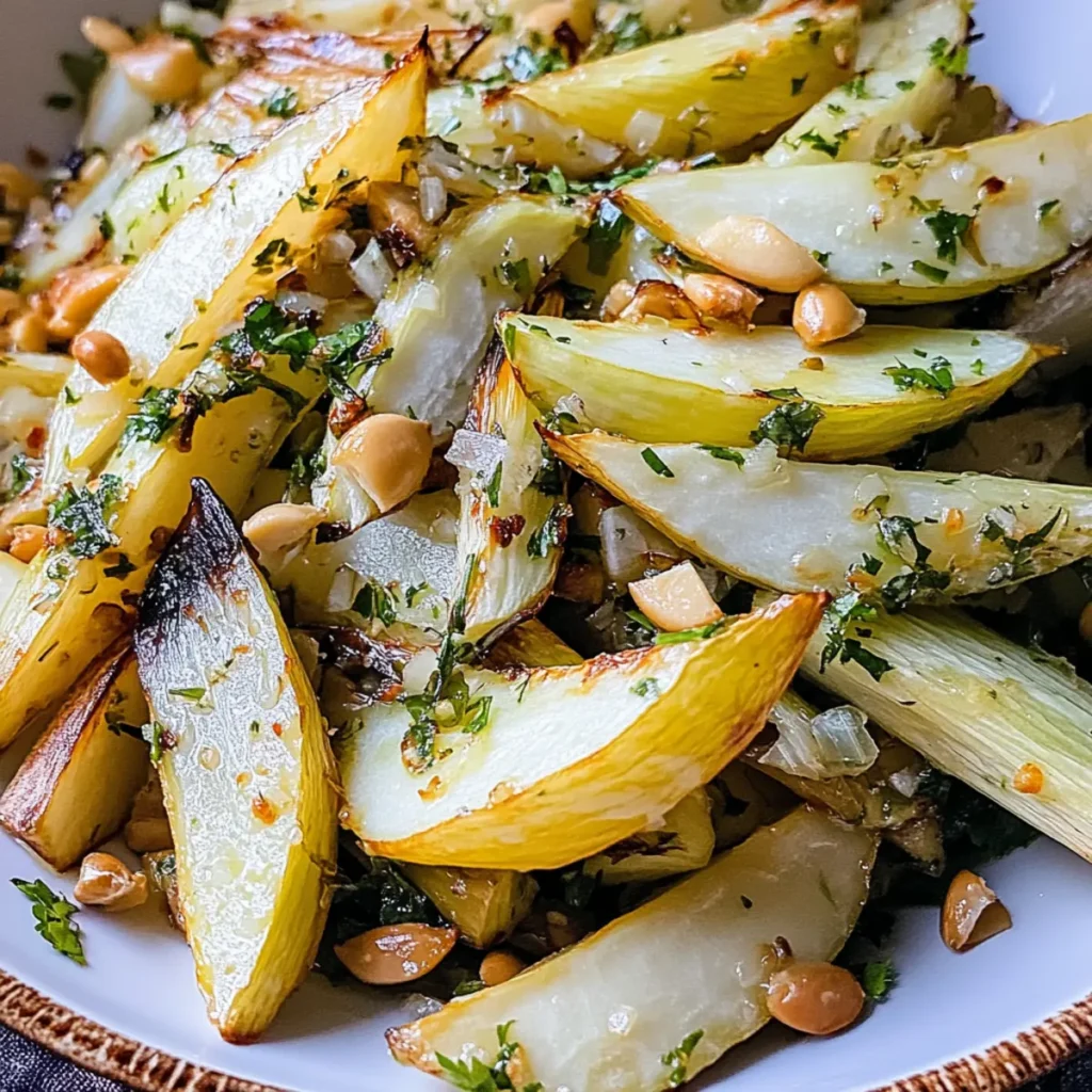 Herb Roasted Fennel and Parsnip Salad