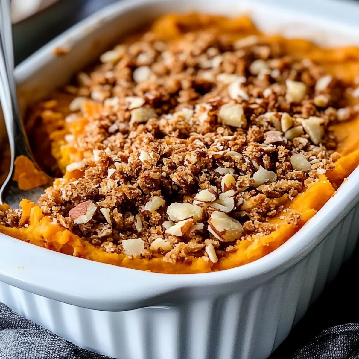Lightened Up Sweet Potato Casserole