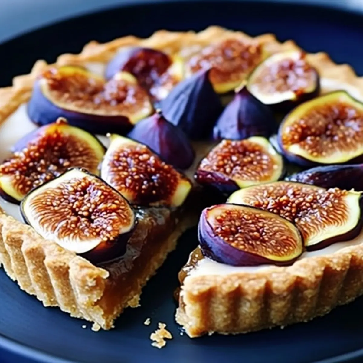 Roasted Fig and Honey Tart