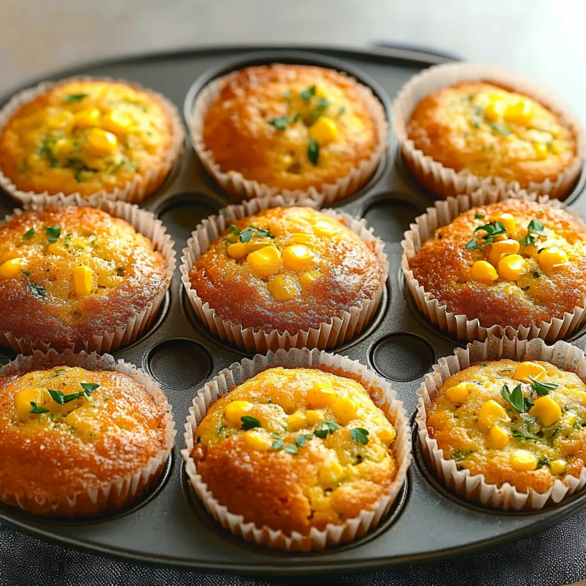 Herbed Sweet Corn Muffins