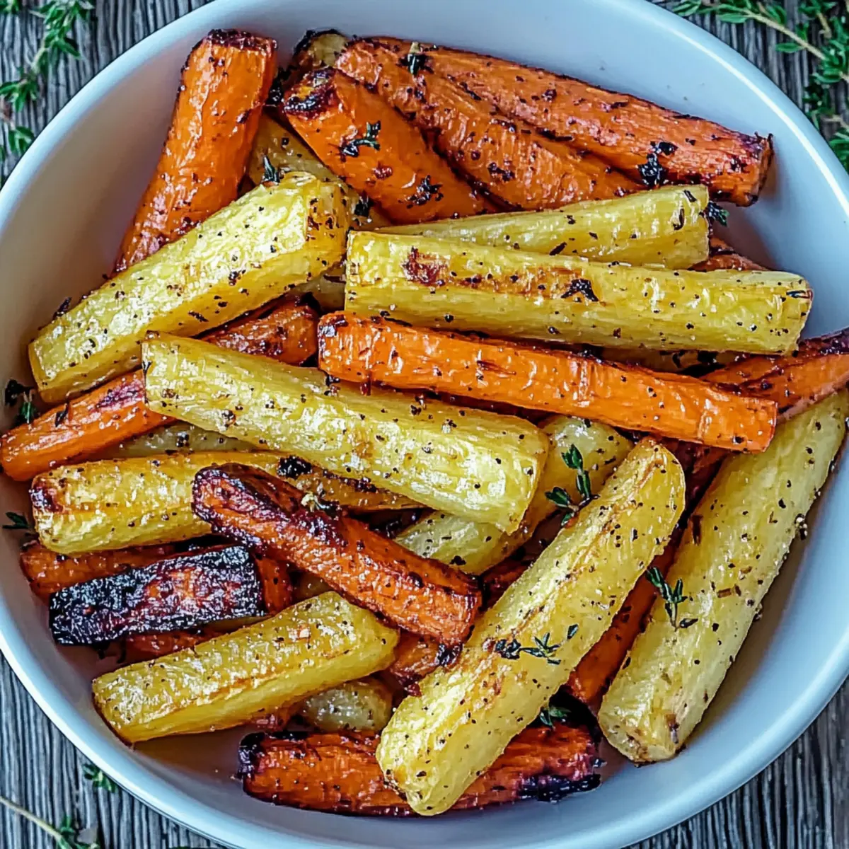 Maple Roasted Carrots and Parsnips