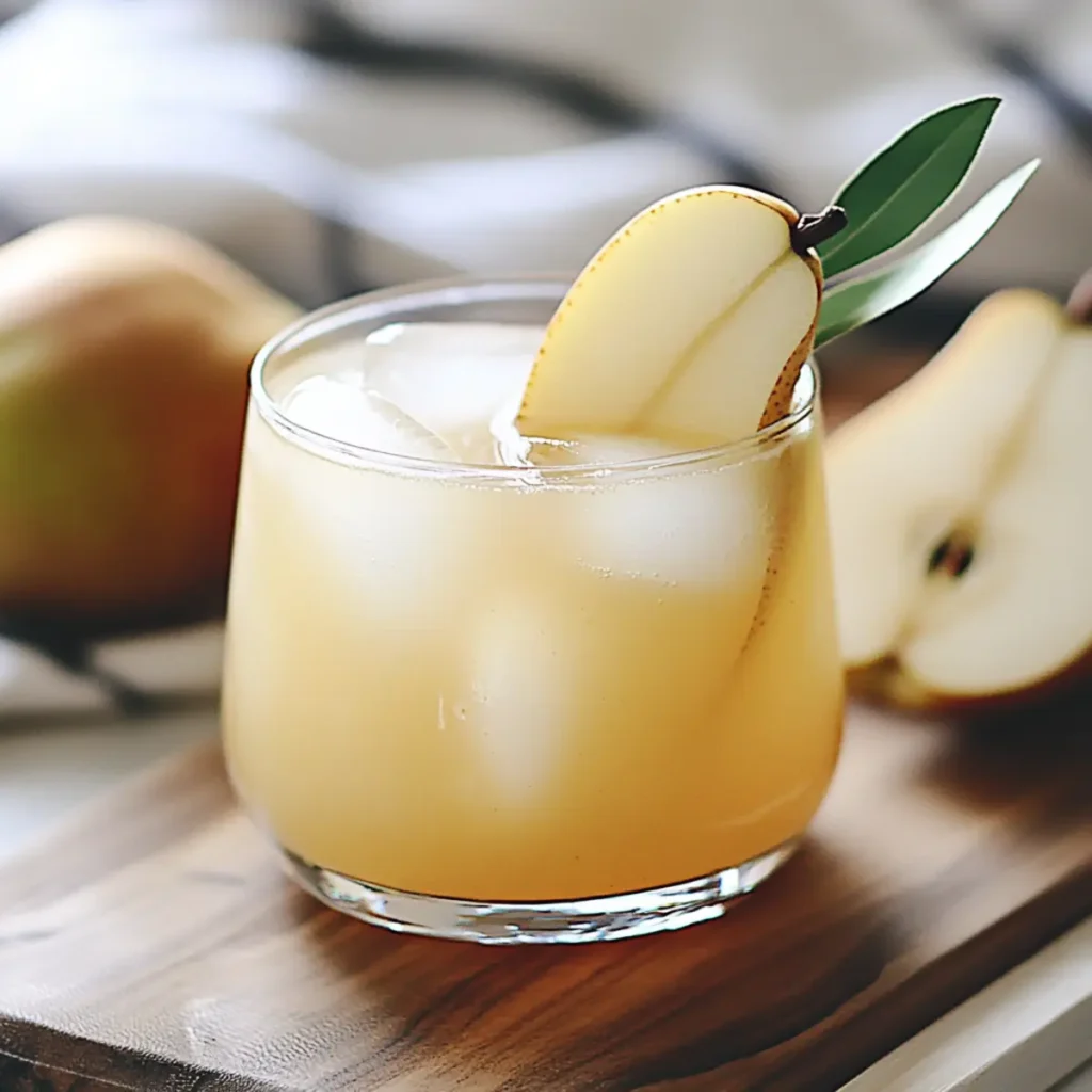 Ginger Pear Mocktail