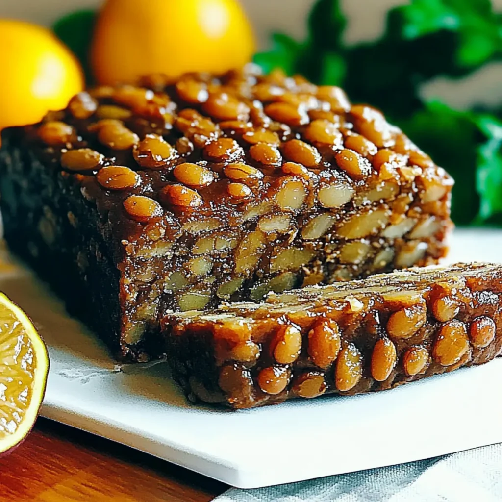 Fig and Walnut Lentil Loaf