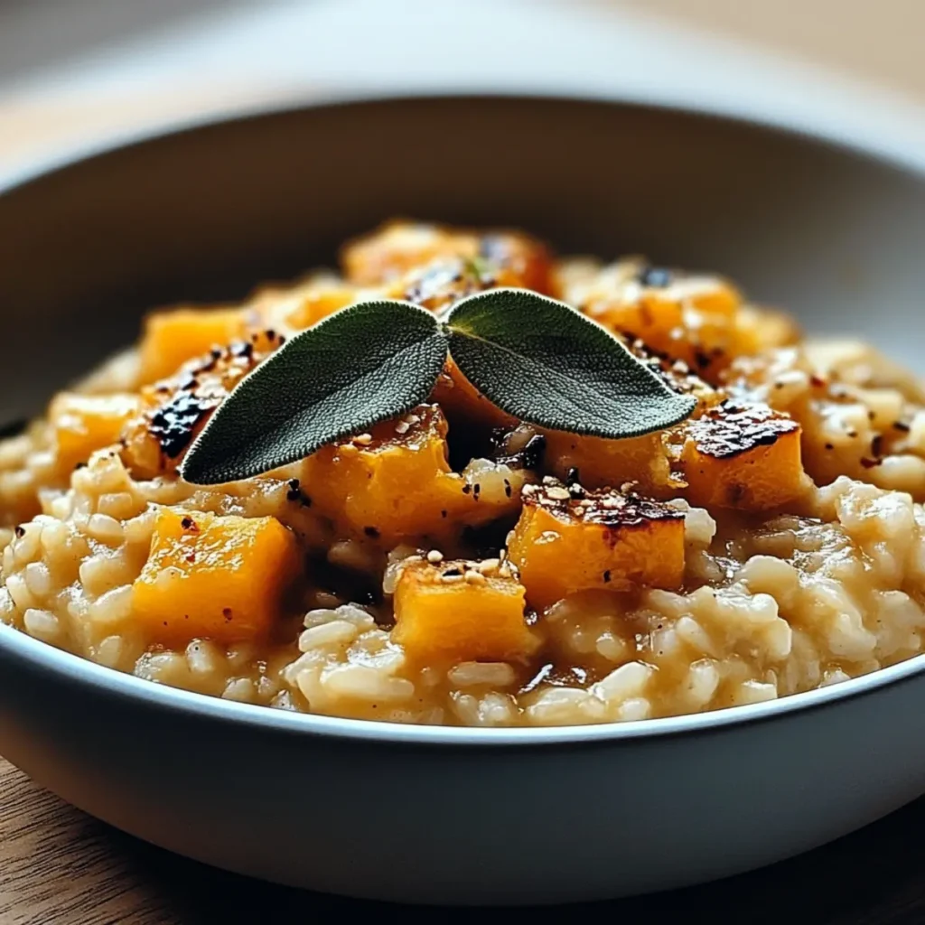 Sage & Brown Butter Acorn Squash Risotto
