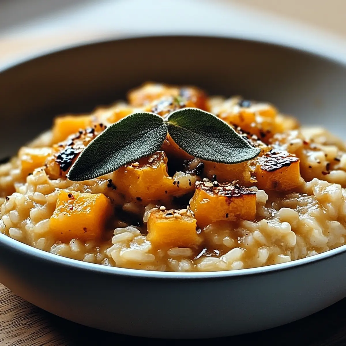 Sage & Brown Butter Acorn Squash Risotto