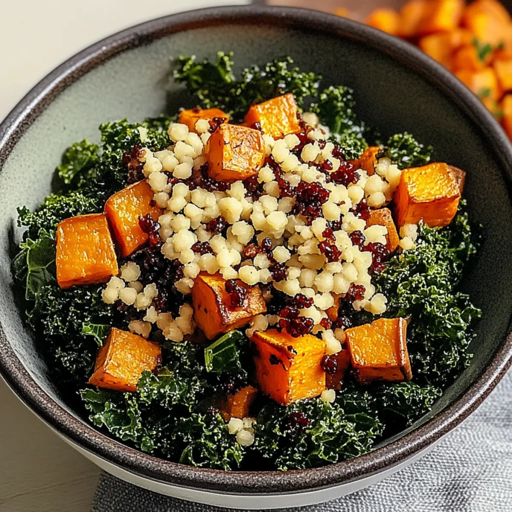 Winter Harvest Kale and Sweet Potato Bowl
