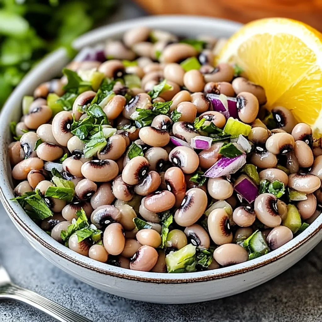 Lucky Black-Eyed Pea Salad Lunch Bowl