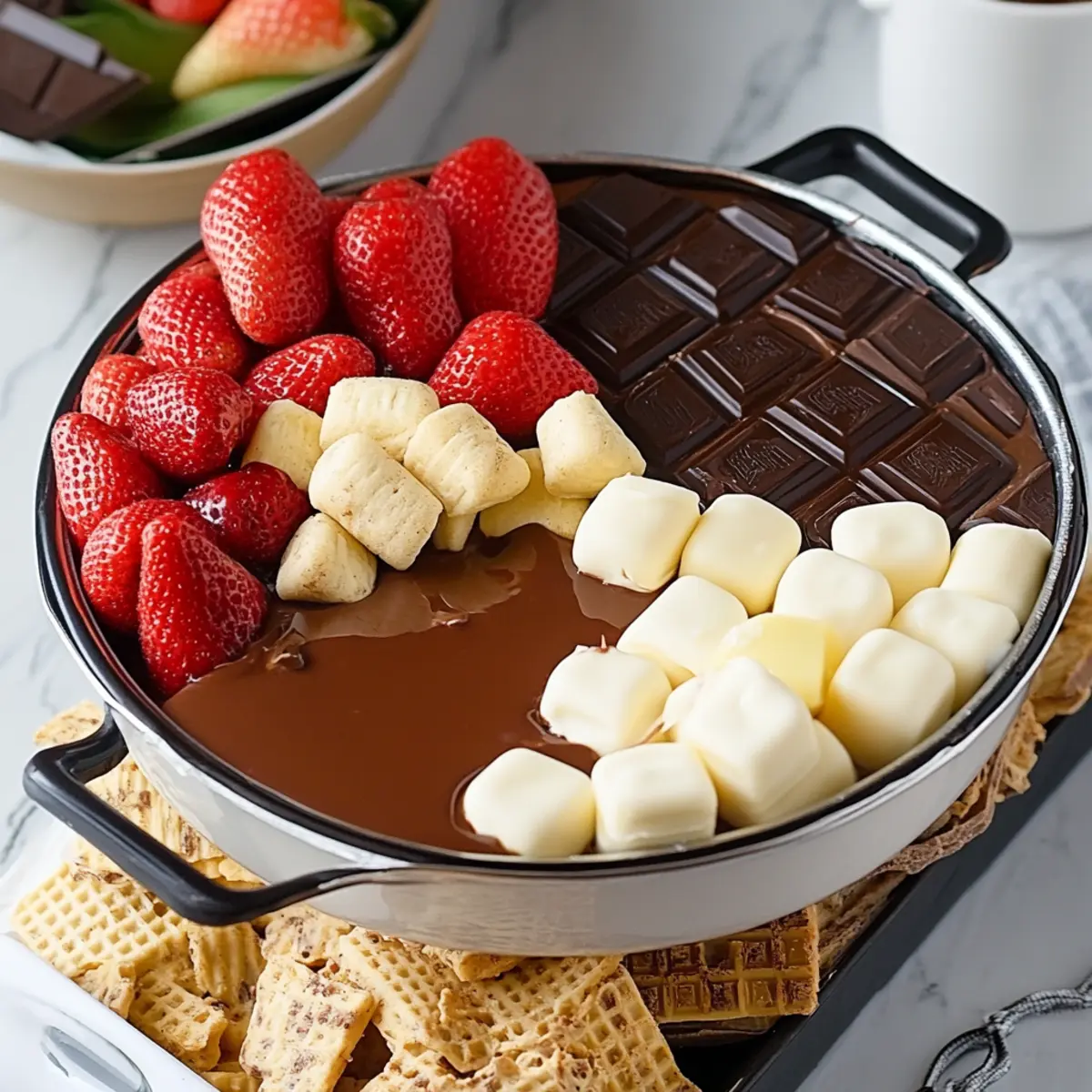 Chocolate Fondue Dessert Bar