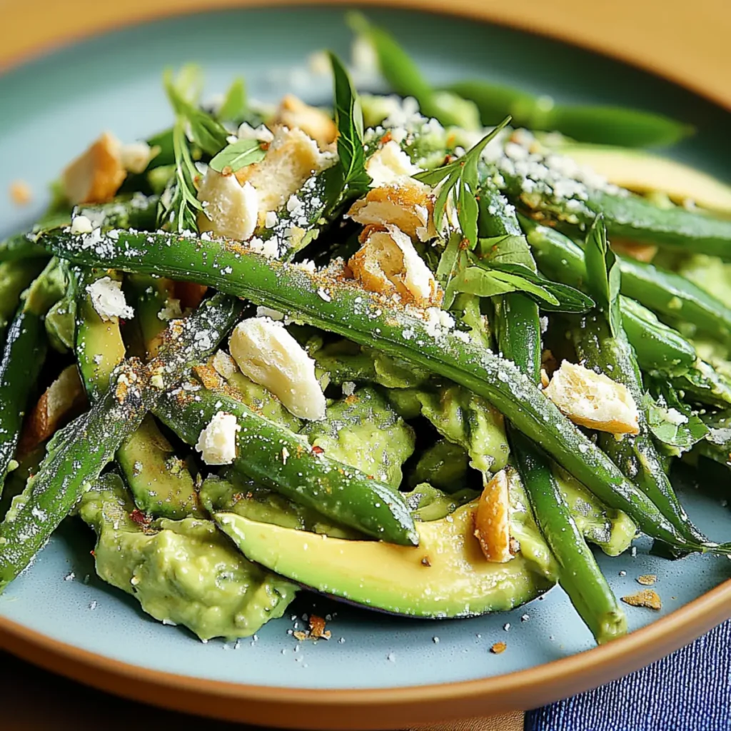 Avocado Caesar Green Beans