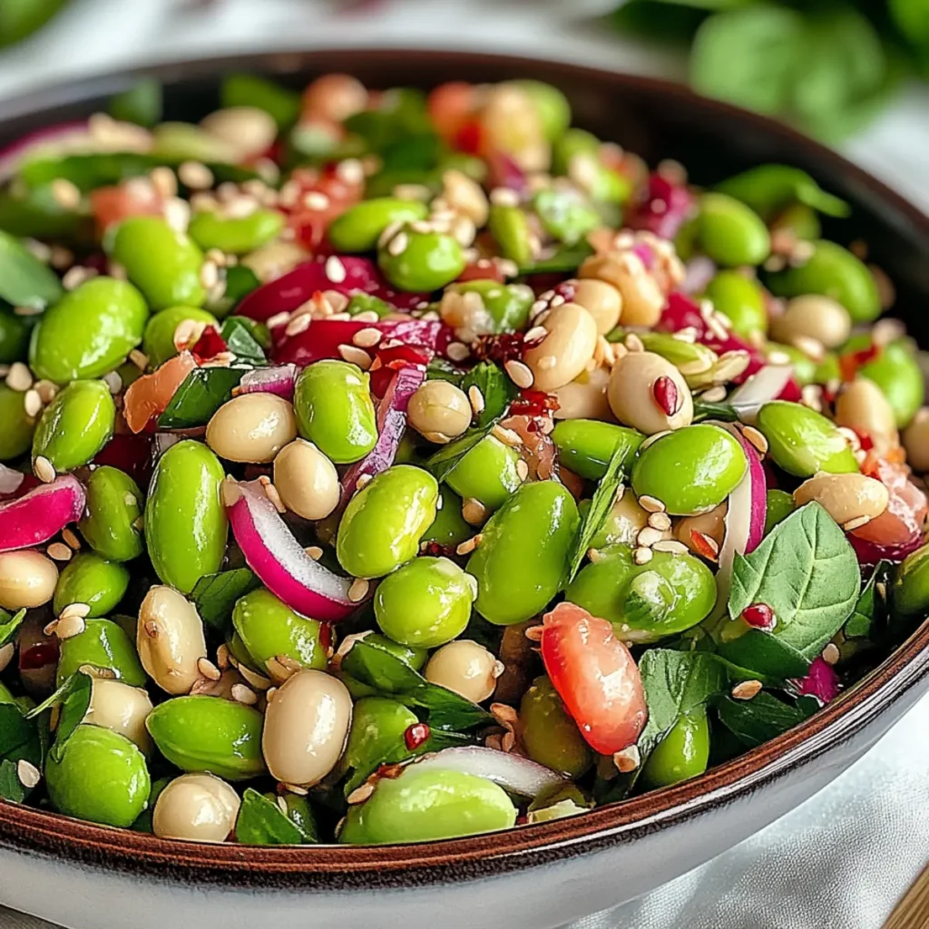 Protein Packed Edamame Salad