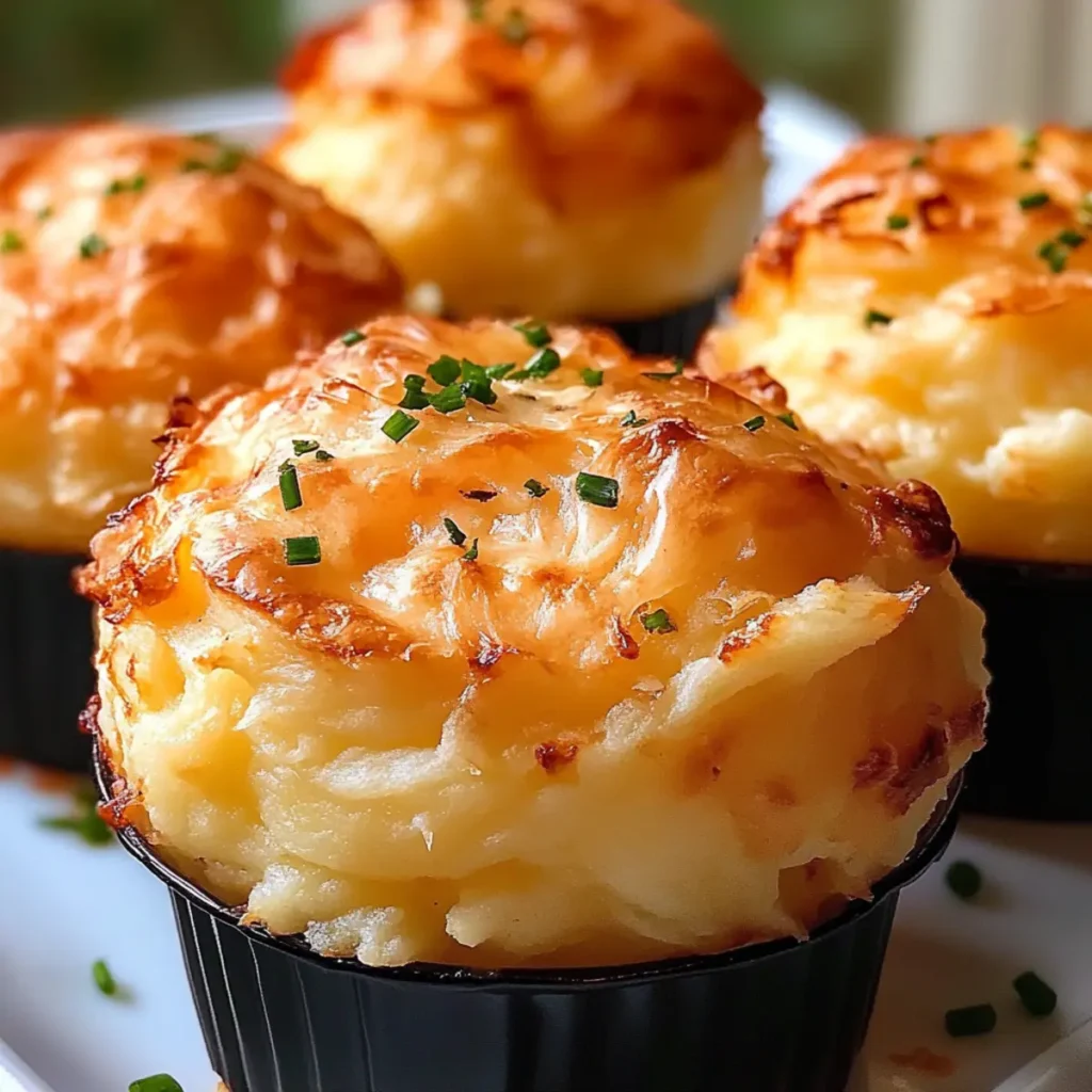 Cheesy Mashed Potato Puffs